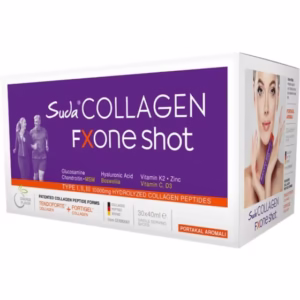 MultiForm هلو طعم دار کلاژن 40mlx30 شات 10000 میلی گرم کلاژن پپتید نوع 1 - نوع 2 - نکته 3 برند Suda Collagen ( کلاژن در آب ) در دسته کلاژن