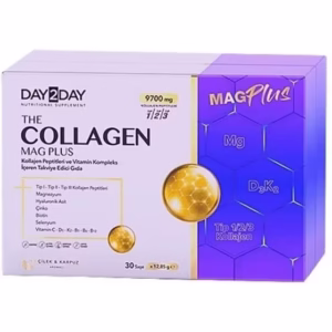 مکمل غذایی روزانه کلاژن مگ پلاس به شکل ساشهDay2Day The Collagen Mag Plus is a sachet-form dietary