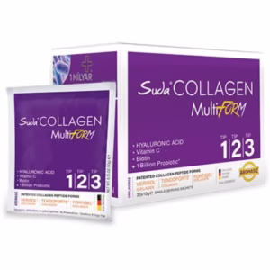 چند شکل بدون طعم 10 گرم X 30 برند Suda Collagen ( کلاژن در آب ) در دسته کلاژن