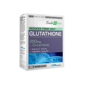 مکمل غذایی حاوی گلوتاتیون250 میلی گرم  و ویتامین c سودا ویتامین  suda Vitamin Glutathione 250 mg 30 Vegan Kapsül