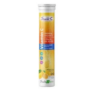 ویتامین سودا، ویتامین C در سودا-سی، طعم لیموناد، 20 عدد قرص جوشانSuda Vitamin In Suda Suda Vitamin C In Suda-c Lemonade Flavored 20 effervescent Tablets