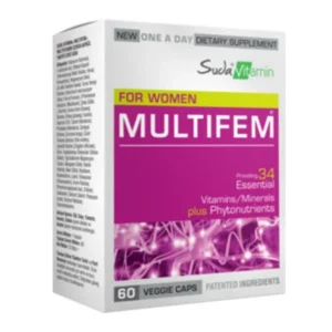 مولتی ویتامین مخصوص بانوان سودا ویتامین ، ۶۰ کپسولSuda Vitamin Multifem Multivitamin 60 capsules