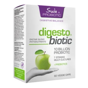 مکمل غذایی پروبیوتیک، دایجستوبیوتیک، ۶۰ کپسولSuda Vitamin Probiotic Digesto Biotic 60 Kapsül