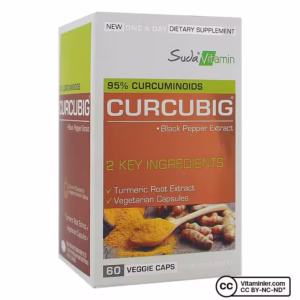 کپسول ویتامین کورکوبیگ پایه آب ۶۰ عددیSuda Vitamin Curcubig 60 Kapsül