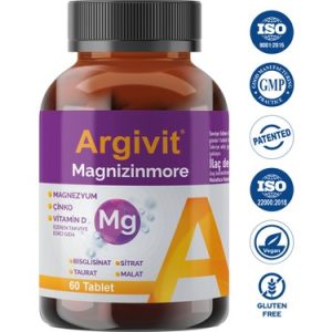 مکمل غذایی حاوی منیزیم، روی و ویتامین D آرجیویت مگنیزینمور ARGIVIT